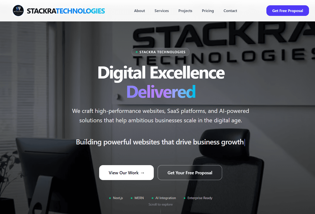 Corporate Landing Page